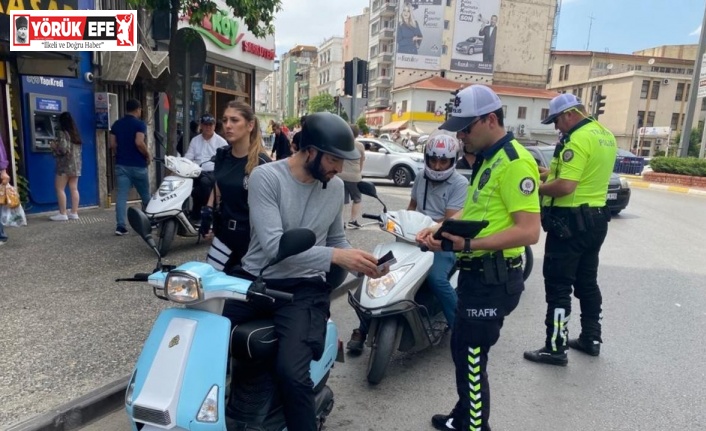 Aydın’daki motosiklet denetimlerinde 37 sürücüye cezai işlem uygulandı