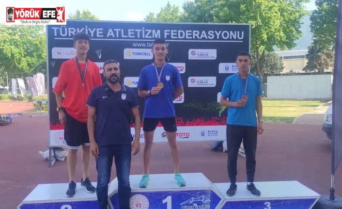 Aydınlı sporcudan çifte madalya