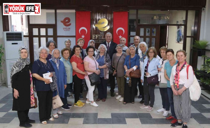 Başkan Atay, emekli öğretmenleri ağırladı