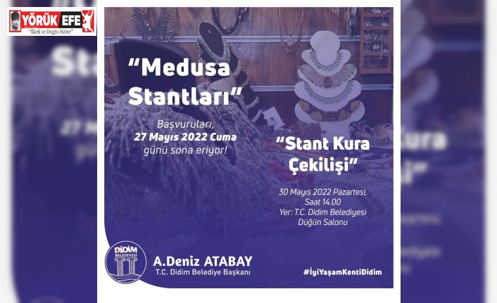 Didim’de Mesuda Takı Stantları tekrar vatandaşlarla buluşacak