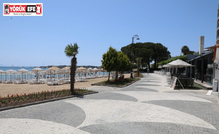 Didim’de sahil yenileme çalışmalarında sona gelindi