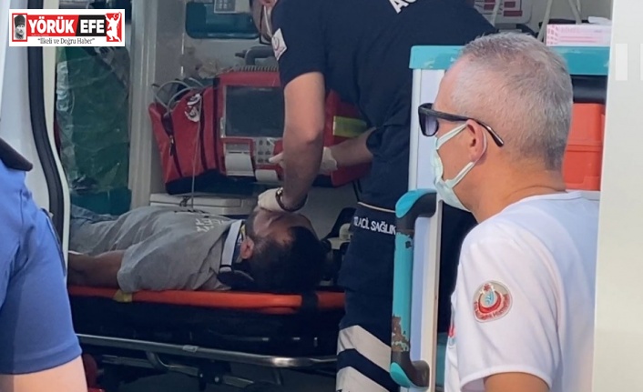 Kazanın şiddeti ile araç içerisinde bayıldı