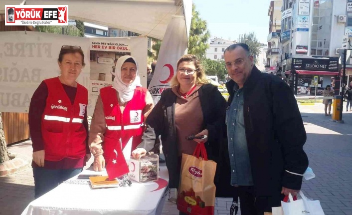 Kuşadası’nda "İyilik Sensiz Olmaz" kampanyası yoğun ilgi gördü