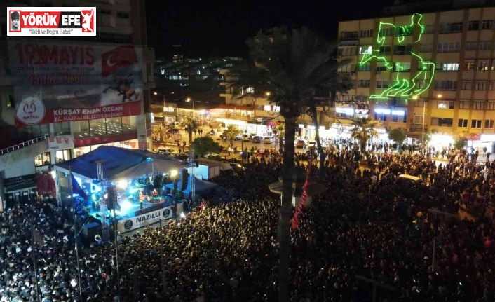Nazilli’deki gençlik konserlerini binlerce kişi izledi