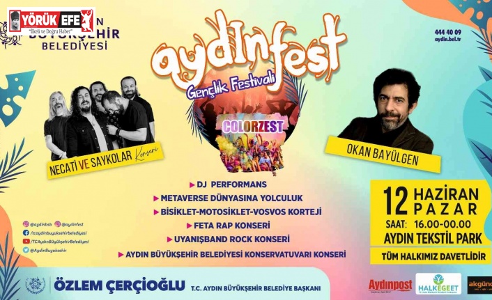 Aydın Büyükşehir Belediyesi gençleri Aydınfest’te buluşturuyor