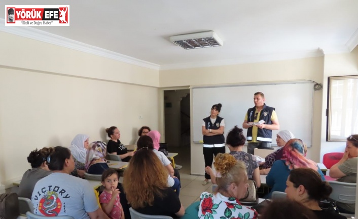 Aydın’da kadınlara KADES tanıtıldı