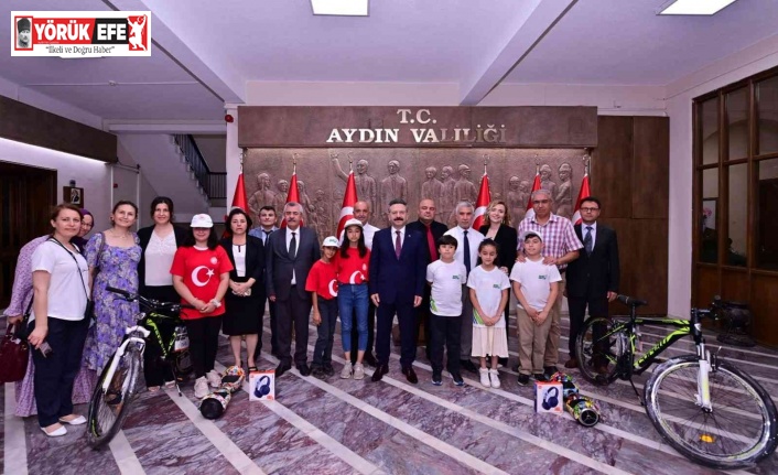 Aydın’da kazananlar ödüllerini aldı