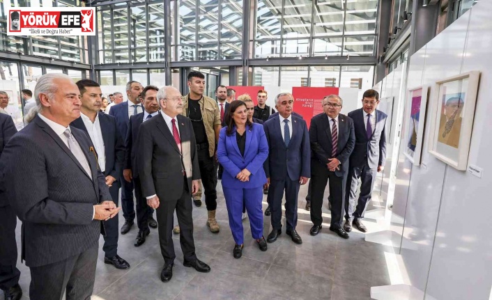 Aydın’da ’Kitapların Gizli Yüreği’ sergisi Tekstil Park Sanat Galerisi’nde ziyarete açıldı