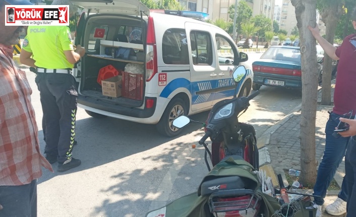 Aydın’da motosiklet ile otomobil çarpıştı: 1 yaralı