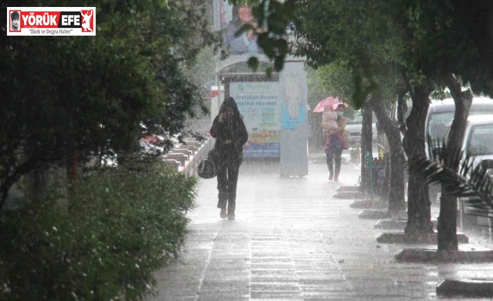 Aydın’da sağanak yağış uyarısı