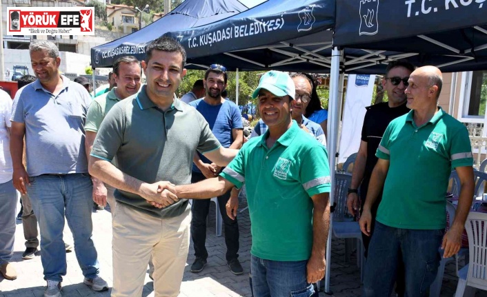 Başkan Günel personelini yalnız bırakmıyor