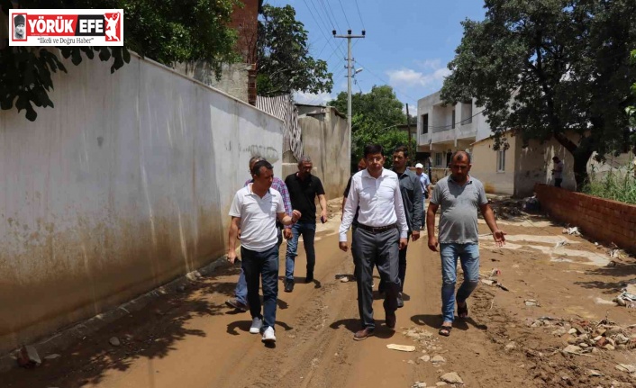 Başkan Özcan: "Kentin birçok noktasında maddi hasar meydana geldi"