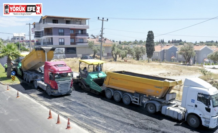 Büyükşehir Didim’de yolları yeniliyor