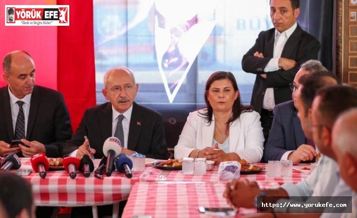 CHP Genel Başkanı Kılıçdaroğlu, şoför esnafı ile bir araya geldi