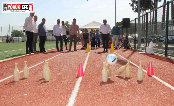 Çocuk oyunları şenliği renkli görüntülere sahne oldu