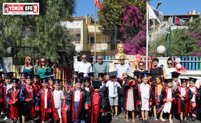 Didim Belediyesi Kreşi’nin öğrencileri karnelerini aldı