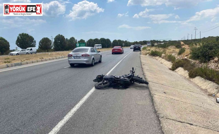 Didim’deki kazada motosiklet sürücüsü hayatını kaybetti