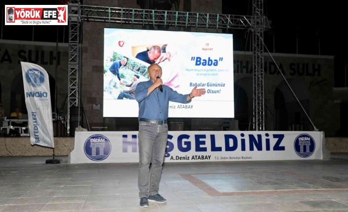 Didimliler Babalar Günü’nü açık hava sineması ile kutladı