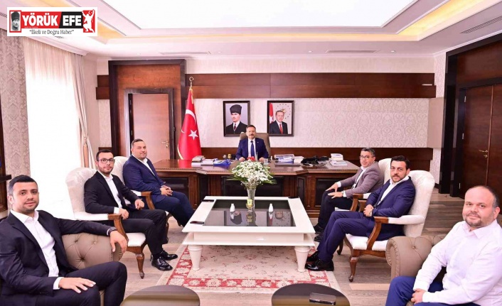 Efeler 09 SKF yönetim kurulu Vali Aksoy ile görüştü