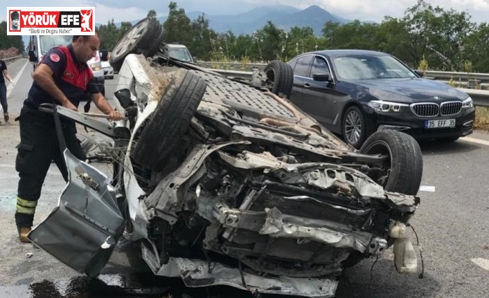 Germencik’te trafik kazası: 1 yaralı