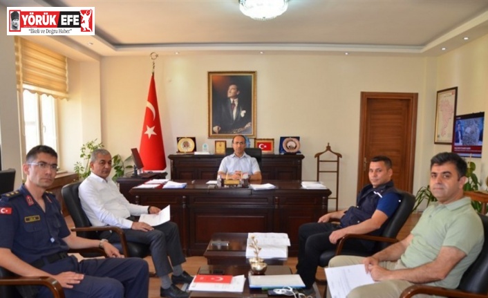 Koçarlı’da orman yangınları ile mücadele toplantısı yapıldı