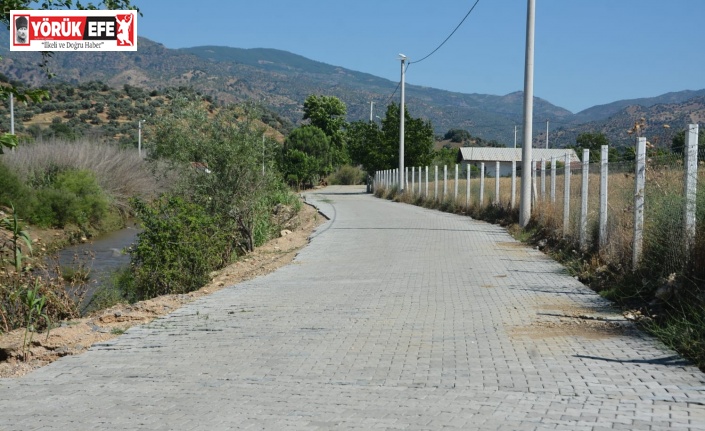 Köşk Belediyesi, Güzelköy ve Cumadere’de parke taşı döşeme çalışması gerçekleştirdi