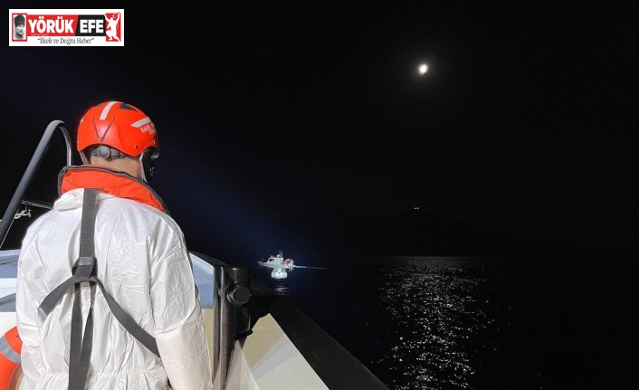 Kuşadası’nda 8 düzensiz göçmen kurtarıldı