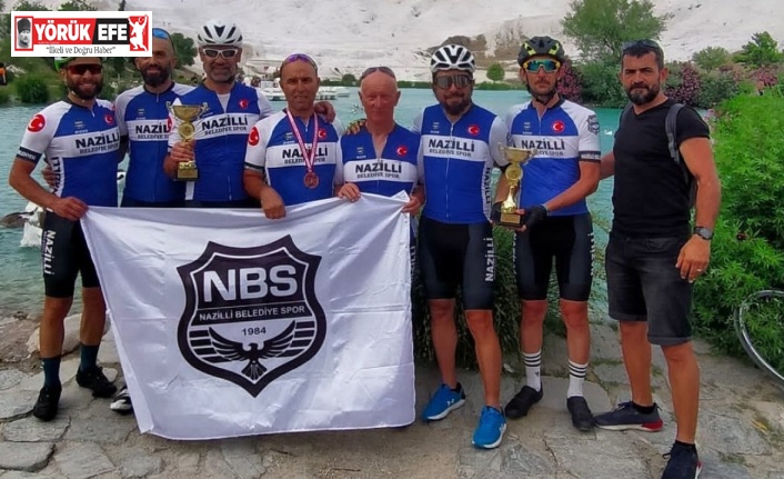 Nazilli Belediyesporlu bisikletçiler Türkiye şampiyonasından derece ile döndü