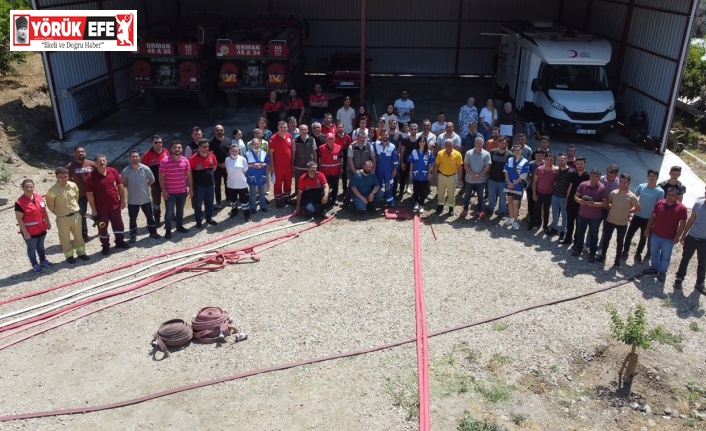 Orman yangını gönüllüleri eğitimlerine aşladı