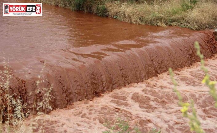 Selden sonra Aydın’da akarsuların rengi değişti