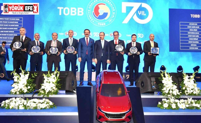 Söke Borsa Başkanı Sağel’e ’Hizmet Şeref Ödülü’ verildi