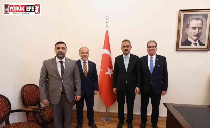 Söke Ticaret Borsası Başkanı Nejat Seğel, Bakan Özer ile görüştü