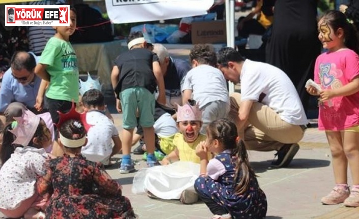 Sökeli minikler ’Kadim Oyunlar Çocuk Şenliği’nde bir araya geldi