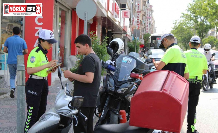 Trafik ekipleri önce denetledi, sonra bilgilendirdi