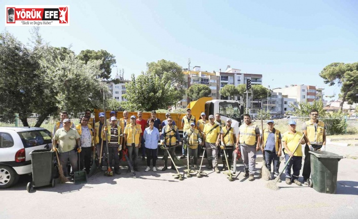 Aydın Büyükşehir Belediyesi’nden Germencik’te yaz temizliği