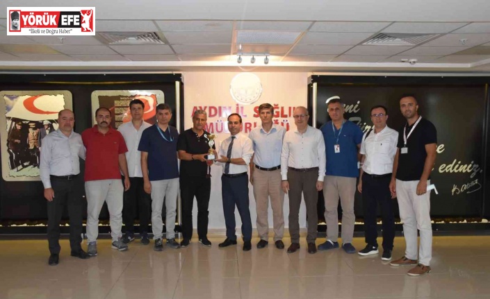 Aydın İl Sağlık Müdürü Açıkgöz 3’üncü olan takımı tebrik etti