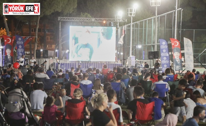 Aydın Tekstil Park’ta yazlık sinema keyfi