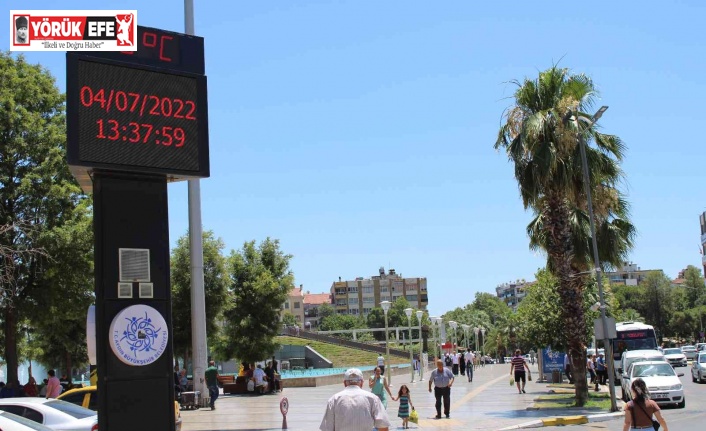 Aydın, yeni haftaya sıcak hava ile başladı