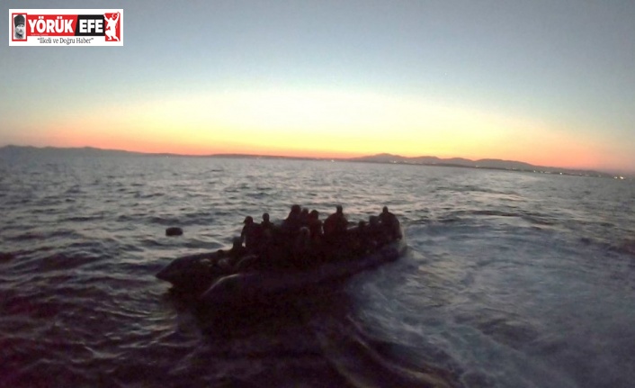 Aydın’da 28 düzensiz göçmen kurtarıldı