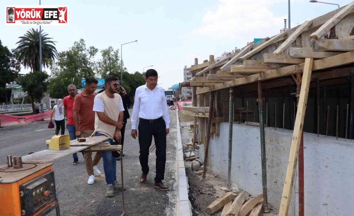 Başkan Özcan çalışmaları yerinde inceledi