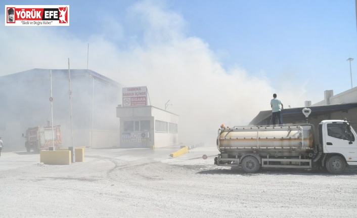 Kipaş Kağıt Fabrikası’ndaki yangına müdahale sürüyor