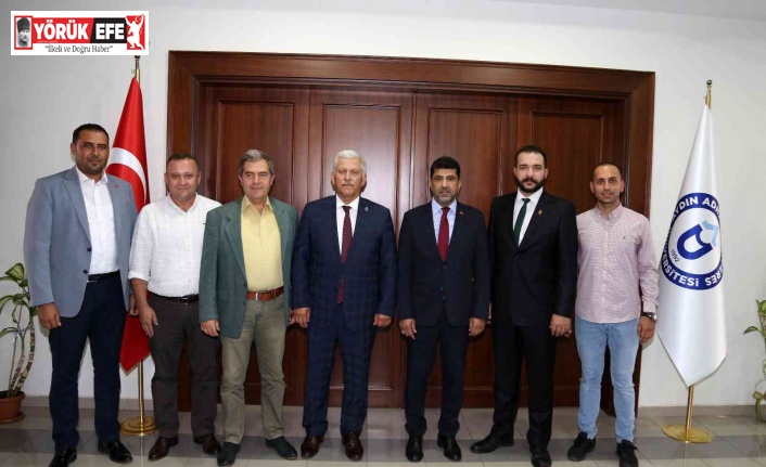 ADÜ Rektörü Aldemir, Türk Veteriner Hekimleri Birliği Konseyi Başkanı Eroğlu’nu ağırladı