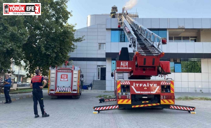 Aydın Polisevi’nde yangın paniği