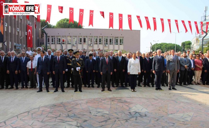 Aydın’da, 30 Ağustos Zafer Bayramı törenle kutlandı