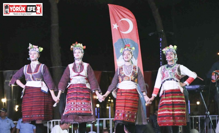 Aydın’da Makedonya ve Rumeli rüzgarı esti