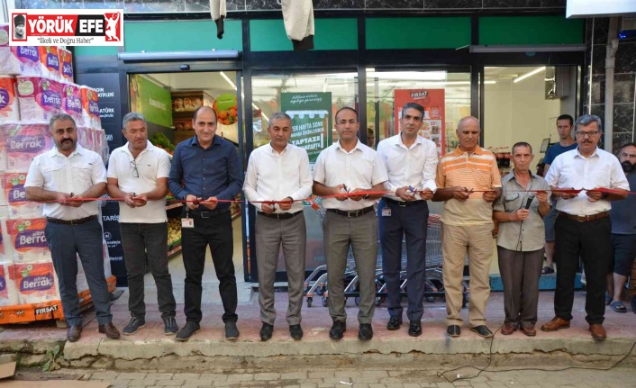 Başkan Kaplan, Koçarlı’daki kooperatif marketin açılışını yaptı