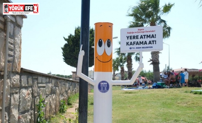 Didim’de geri dönüştürülen hurda malzemeler kenti güzelleştiriliyor