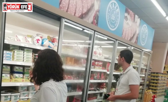 Efeler’de gıda satışı yapan işletmeleri bu kez stajyerler denetledi