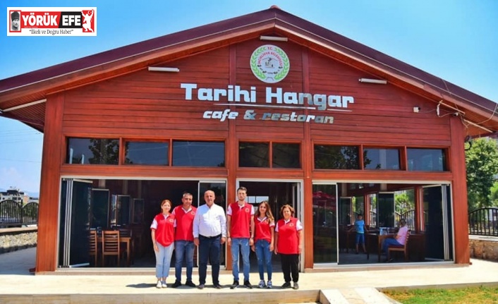 İncirliova’da tarihi hangar yeni bir görünüme kavuştu