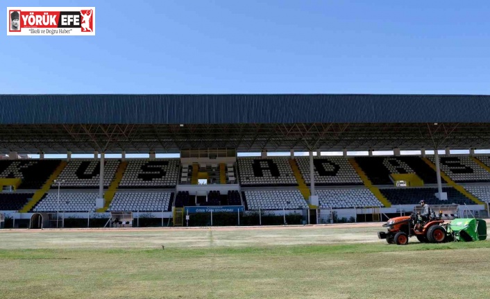 Kuşadası Özer Türk Stadı’nın zemini yenileniyor